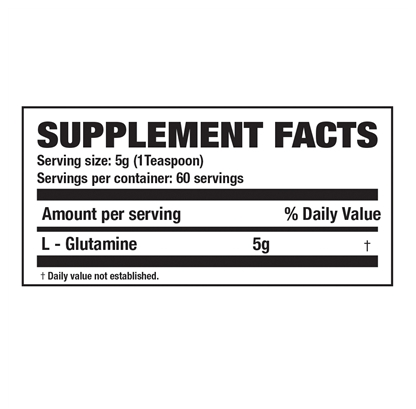 Съдържание на Physique Nutrition Glutamine